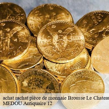 achat rachat pièce de monnaie brousse-le-chateau-12480 MEDOU Antiquaire 12