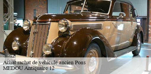 Achat rachat de vehicule ancien pons-12140 MEDOU Antiquaire 12